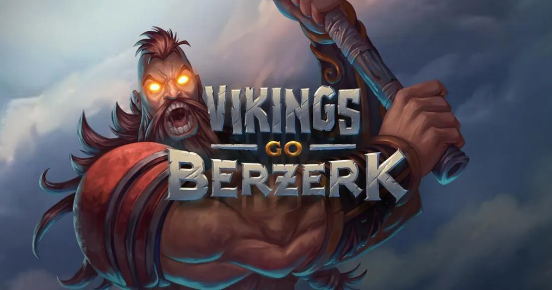 Vikings Go Berzerk slot game showing Norse warriors with rage meters and battle scenes against sirens